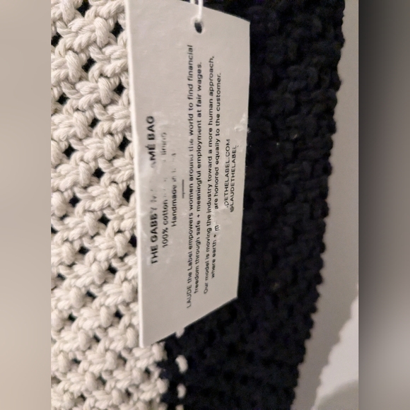 NWT Laude The Label Gabby Mini Macrame Bag - Picture 4 of 5